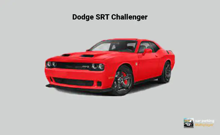 car parking multiplayer Dodge SRT Challenger 