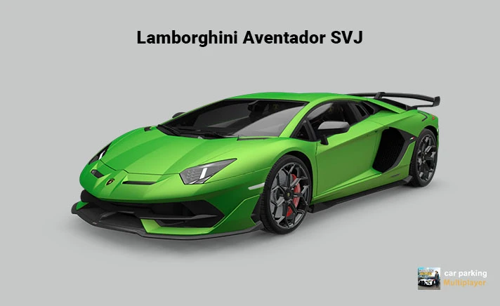  car parking multiplayer Lamborghini Aventador SVJ